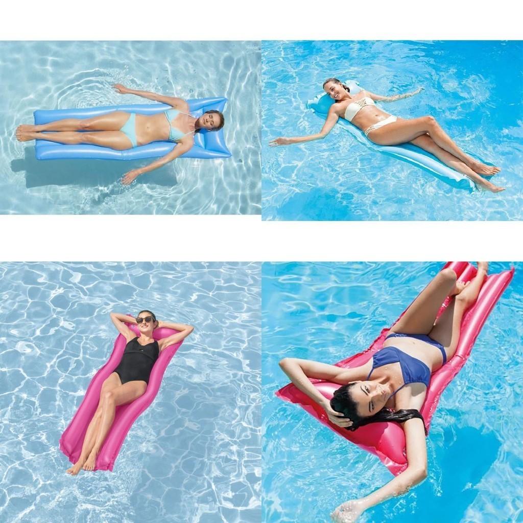Summer Watermelon Inflatable Swim Hammock Pool Float Lounger For Adults