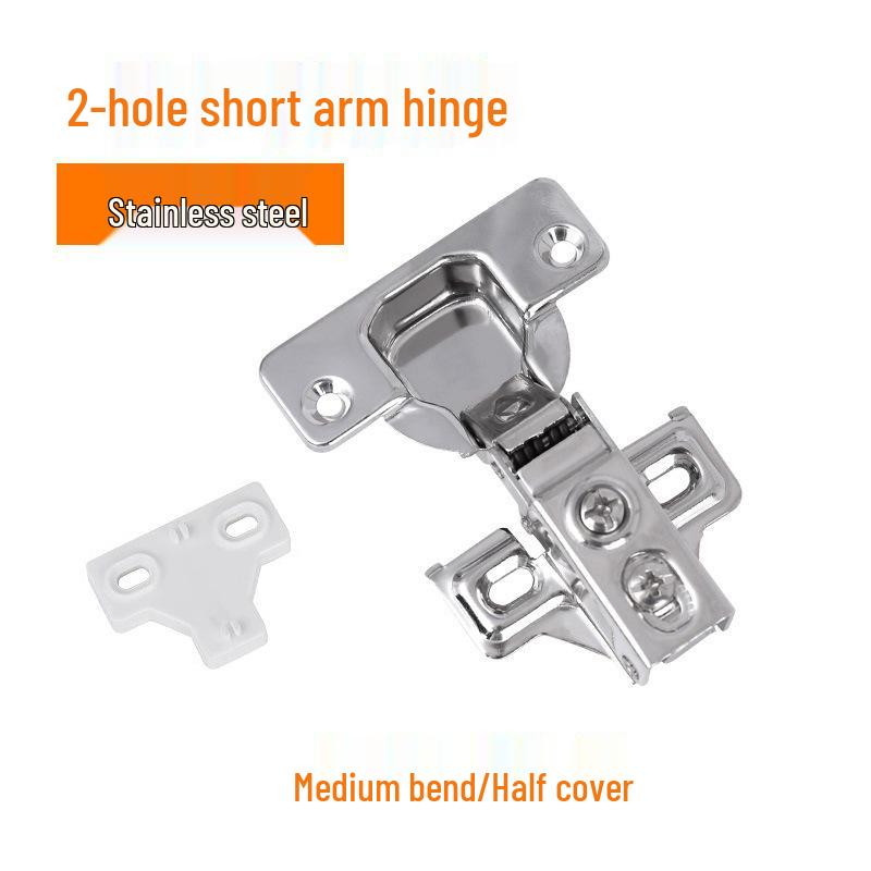 American Small Soft-Close Cabinet Hinge with Damping Buffer and Hydraulic Pipe Fitting