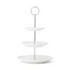Francfranc Pearl 3-Tier Cake Stand, White, Servingware, Cake Plate