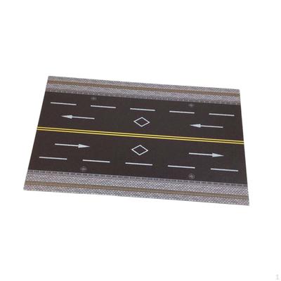 1/64 Highway Parking Lot Model Layout Diorama Anti-slip Mat Background Diecast Car Track Scene