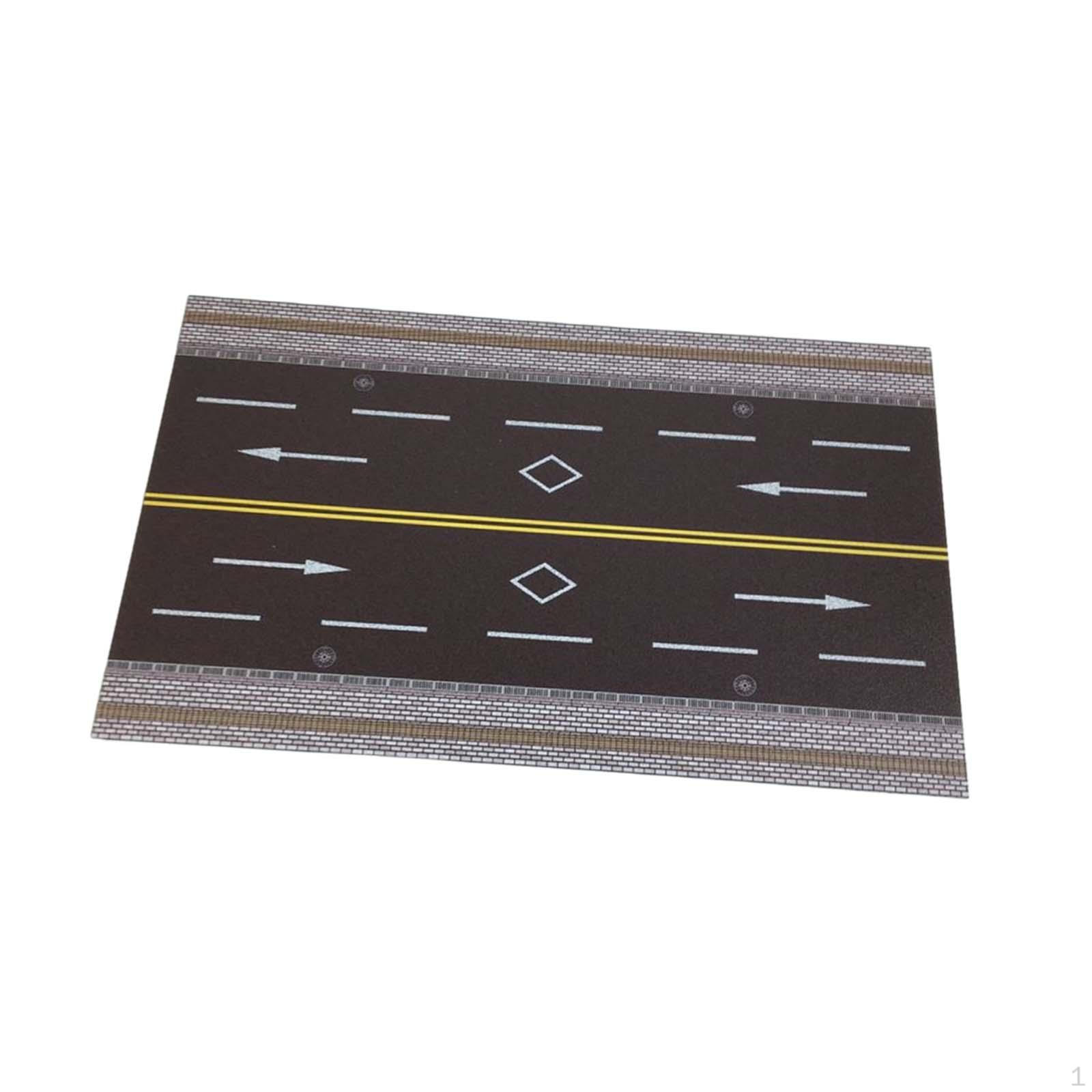 

1/64 Highway Parking Lot Model Layout Diorama Anti-slip Mat Background Diecast Car Track Scene No zebra crossing