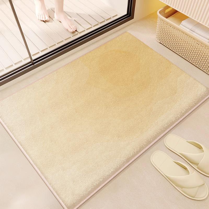 Bathroom Floor Mats Entrance Floor Mat Foldable Absorbent and Anti Slip Mats