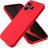 For Realme C53 (India)/C51 Shockproof Phone Case Soft Lining Liquid Silicone Cell Phone Cover with Strap