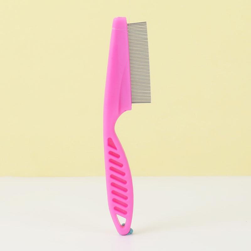 Stainless Steel Pet Flea Comb - Fine Tooth Cat & Dog Grooming Tool