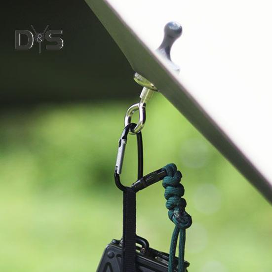 Camping Magnetic Hook Heavy Duty Stainless Steel Detachable Outdoor Tent Canopy Camping Gear Lantern Light Metal Hanger Buckle