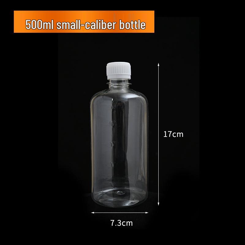 Food Grade PET Polyester Bottle with Tear-off Cap, 100ml/500ml