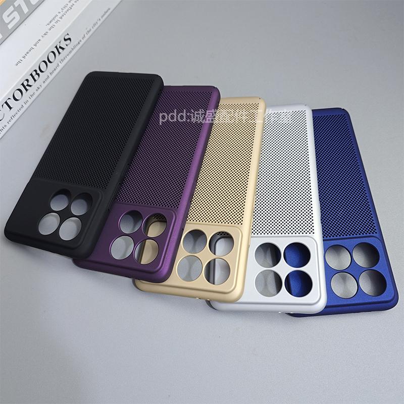 Slim Cooling Case For Poco F6 Pro Case Ultra Thin Hard Back Cover For Xiaomi POCO F6Pro 5G Redmi K70 Heat Dissipation Bumper