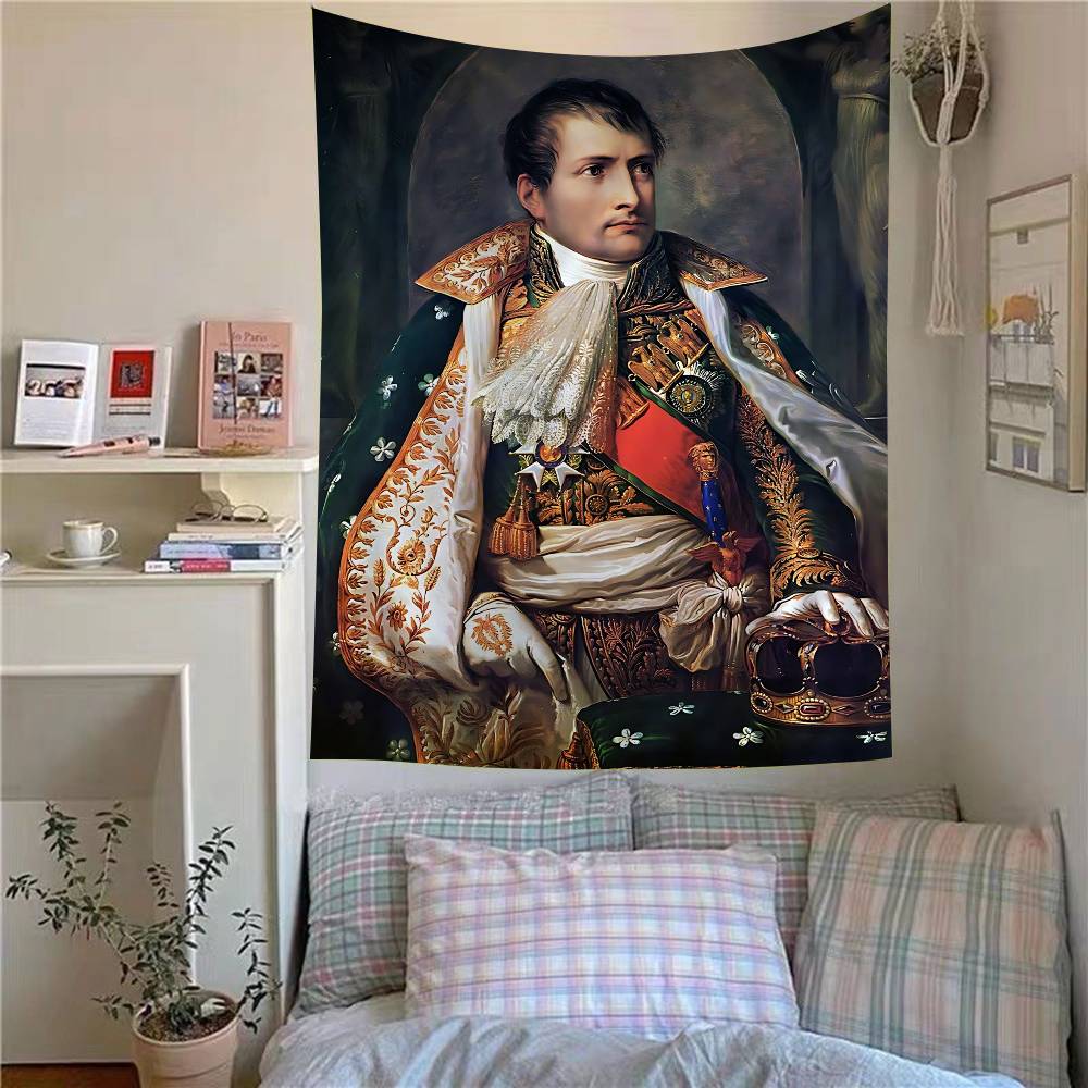 Napoleon Bonaparte Art Anime Tapestry Hanging Tarot Hippie Wall Rugs Dorm Home Decor