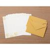 Midori Letter Set Foil-Stamped Envelope Cotton Wool Pattern