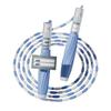 Kids' Blue Segmented Jump Rope with Signature Sticker
