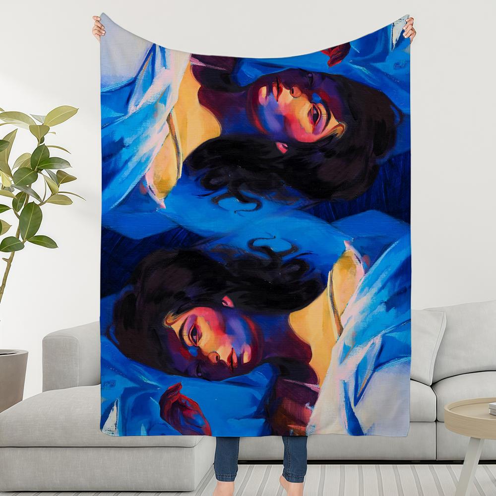 

Blanket Singer Throw Album Super Cosy Plush Living L-LordeS Room Sofa Couch Childish Birthday Gifts 30x40in