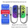 Wireless Bluetooth Joy-Con Controllers with Wake-Up Feature and Wrist Strap, Left and Right Separately for Switch