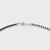 PEARLSONATE Ashore Necklace, Black and White