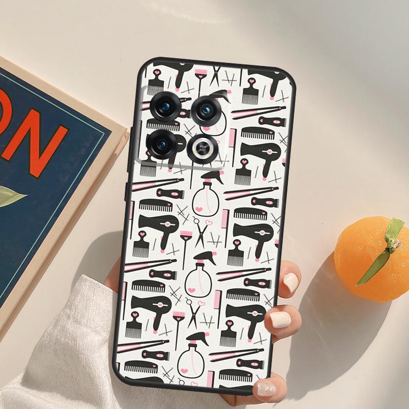 Hair Stylist Hairdresser Case For OnePlus 13R 12R 10R 13T 10T 11 12 13 15 OnePlus Nord 5 CE 2 3 4 Lite N20 N30 Cover