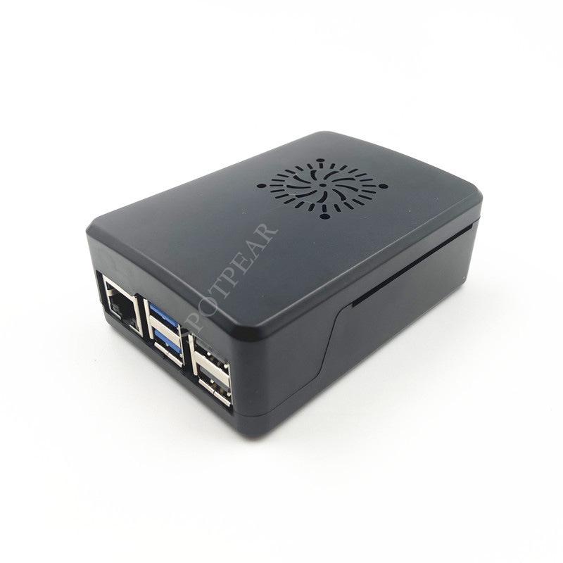 Compatibilitate carcasă ABS Raspberry Pi 5 cu ventilator de radiator
