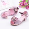 Småbarn Barn Jenter Perle Sommerfuglknute Crystal Single Princess Shoes Sandaler
