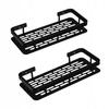 Metal Shower Shelf Black Loft Double 2X