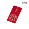 Zodiac 6pcs Chinese Tiger New Year Cny Ang Pao Gold Angpow Red Packet Money Pack