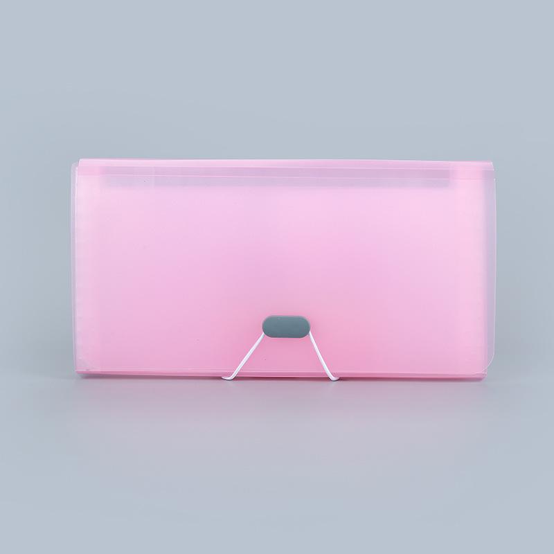 

Large Capacity 13-Compartment B6 Accordion Folder in Candy Colors for Receipts and Bills