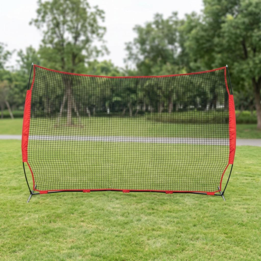 Baseball Pitching Screen Reinforced Net Batting for, Coaches, Backyard,