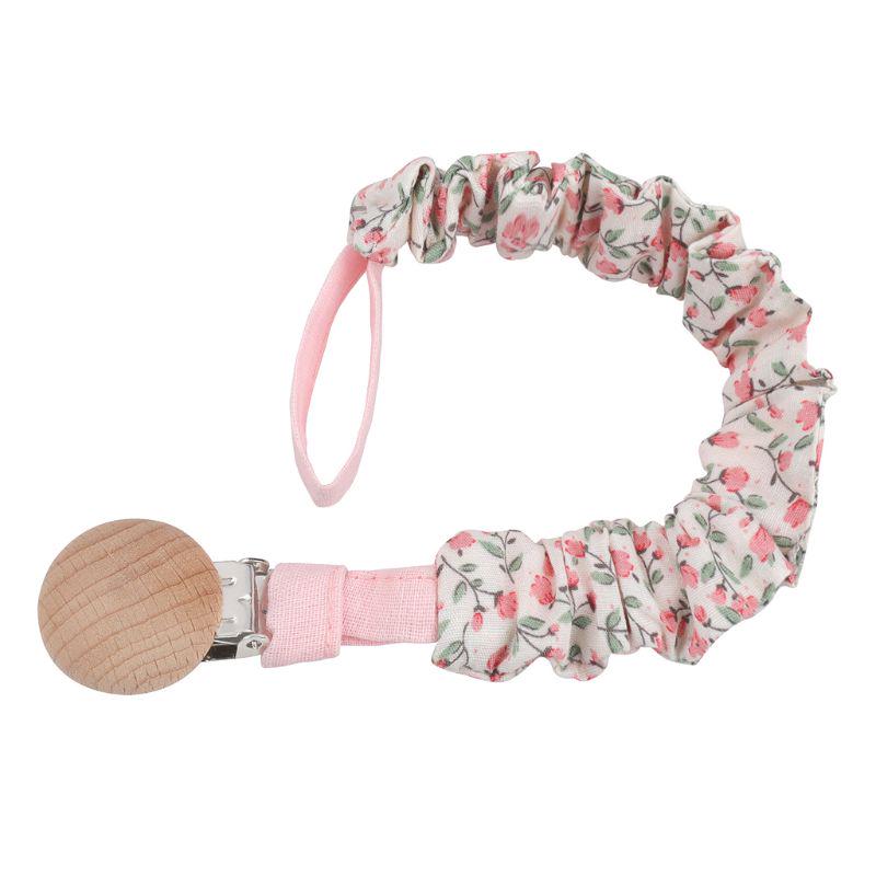 Baby Infant Cotton Pacifier Clip for Newborn Teething Soother Chew Dummy Chains