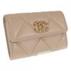 Chanel AP2700_B04852_N5025 Bifold Wallet Beige Lambskin Women