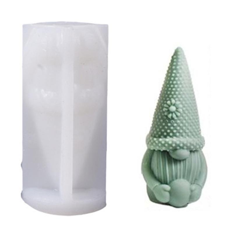 Easters Candle Molds Ornament 3D Dwarf Series Silicone Mould Plasters Molds Epoxy Resin Molds Handmade Casting Molds 1