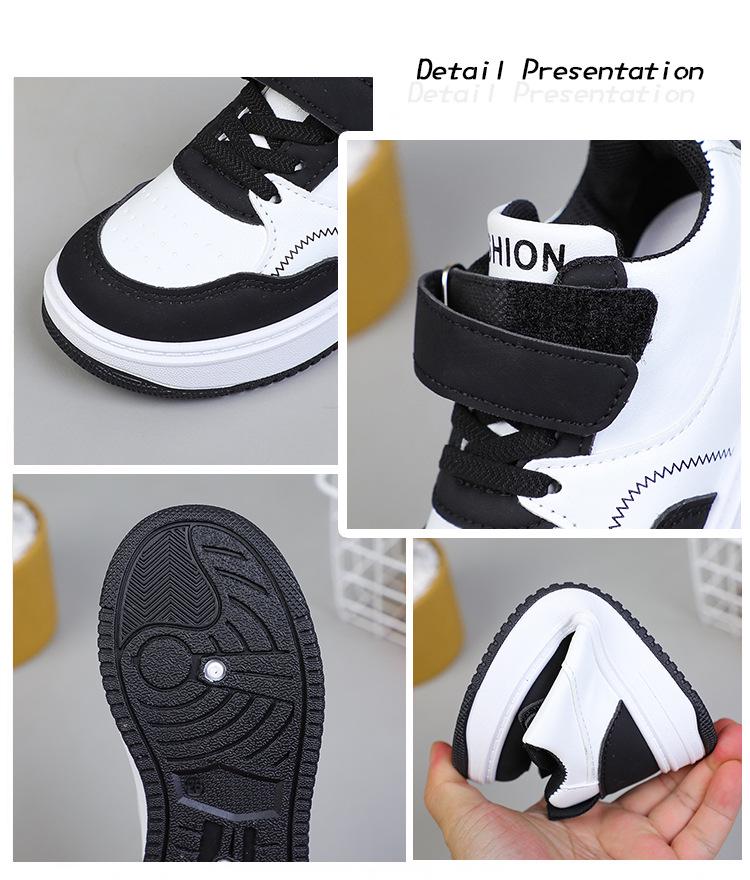 Breathable, Wear-resistant, Versatile Low-top Skate Shoes for Boys and Girls, Suitable for Older Children.