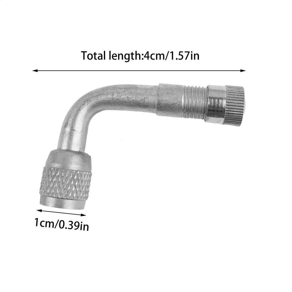 Tire Valve Extension Pole 45/90/135 Degree Angle Brass Auto Air Tyre Valve Extender Adapter For Motorcycle Car Trucks Bikes