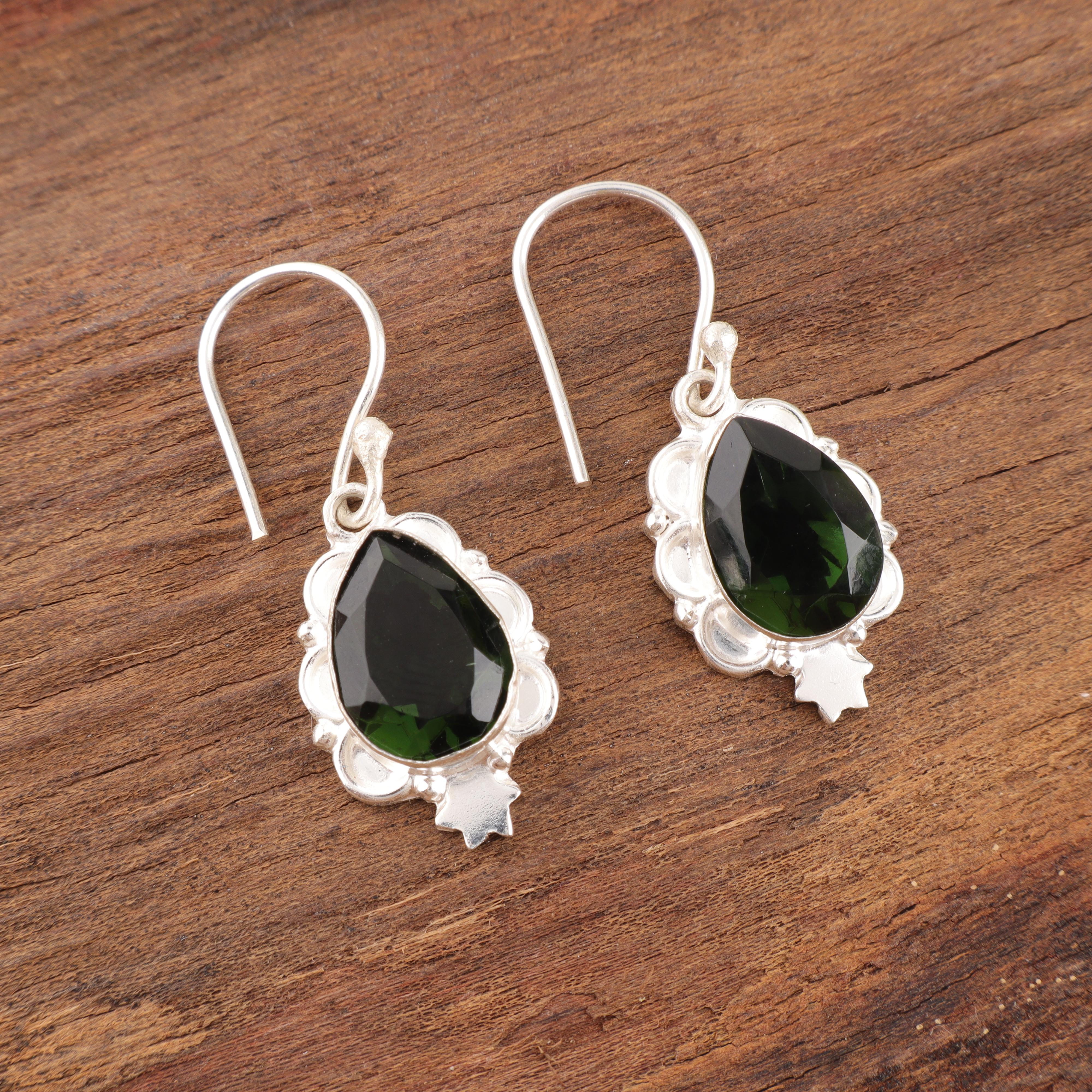 

Wonderful Black Onyx Gemstone Jewelry, 925 Solid Sterling Silver Earrings, Handmade Dainty Gifts, Bohemian Earrings Gift For Mother 1.6 Inches чёрный