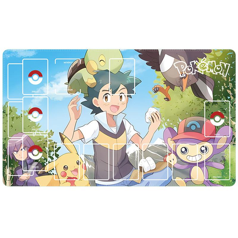 Anime Pokemon GAME PTCG Dedicated DIY Card Playmat Battle Against K Jirachi Lunala Solgaleo Collection Gift Toys