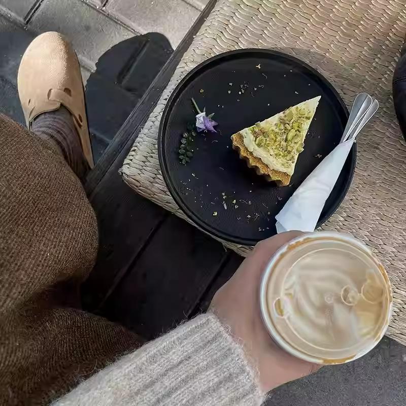 Boken Shoes Couple Shoes Soft Leather Toe Half-slippers High-quality Soft Thick-soled Flip-flops