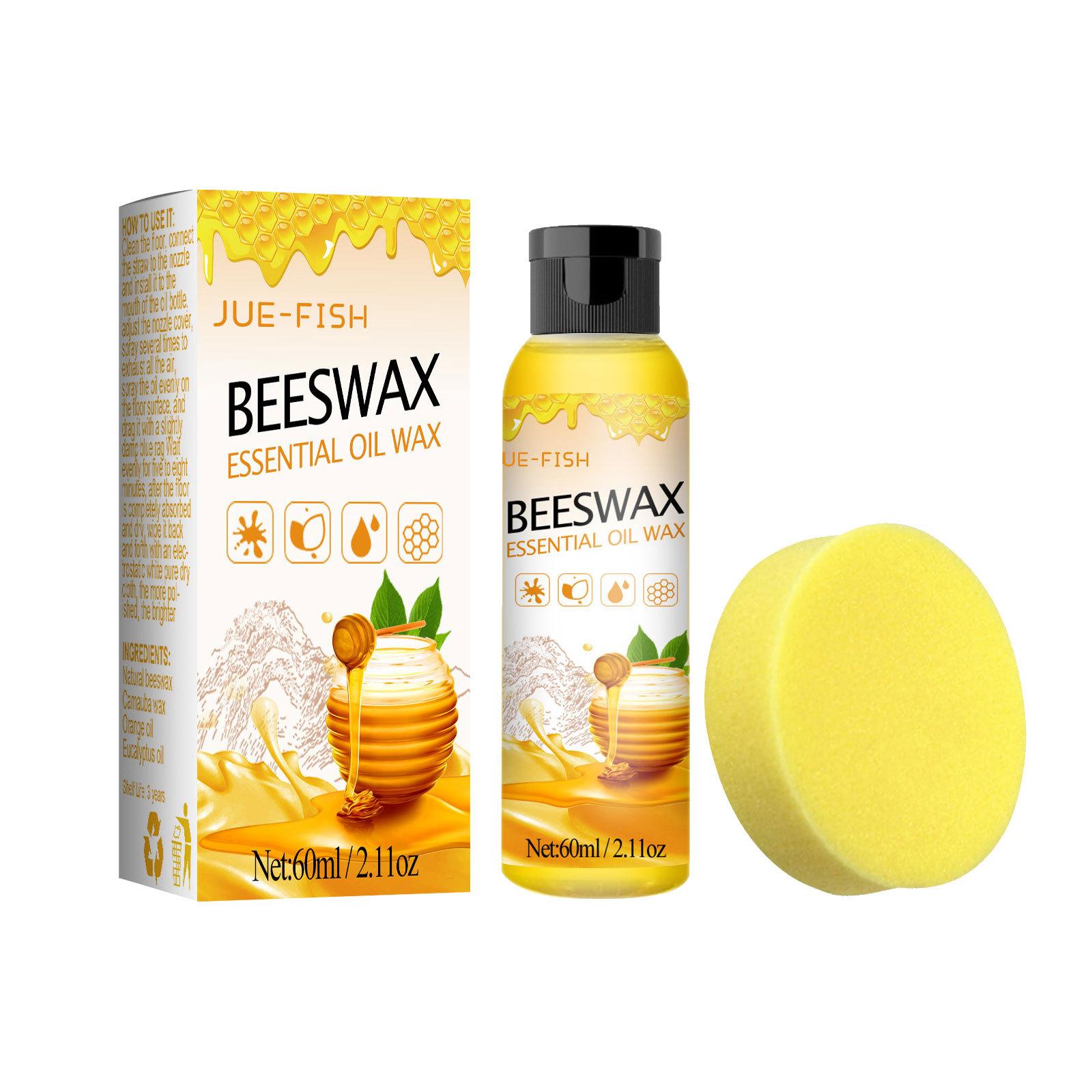 

Jue-FishBeeswax Wood Polish Conditioner, Cleaner & Restorer Bundle Чистящее средство для паркета в спрее с настоящим апельсиновым маслом 60ml