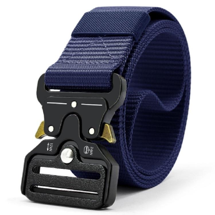 6 Colors Men Military Tactical Belt Unisex Magnetic Buckle Quick Release Nylon Soft Belt Women Tooling Training Trousers Belts