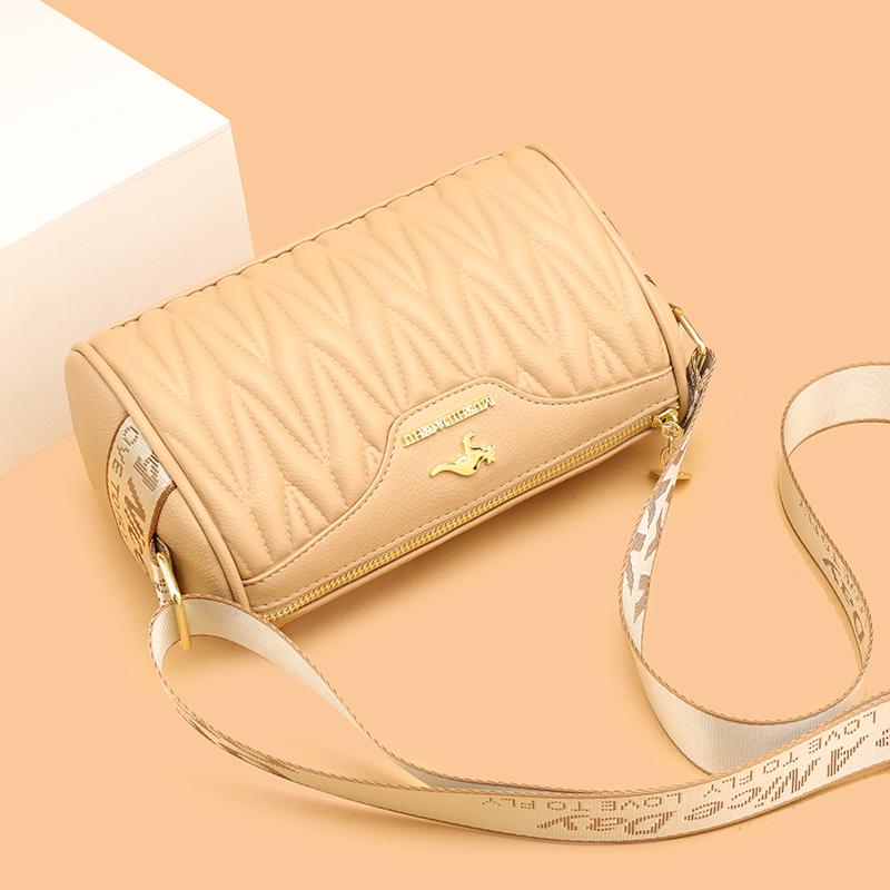 Fashion Sewing Thread Women PU Leather Shoulder Bags High Quality Small Handbags and Purses Leisure Female Crossbody Bags