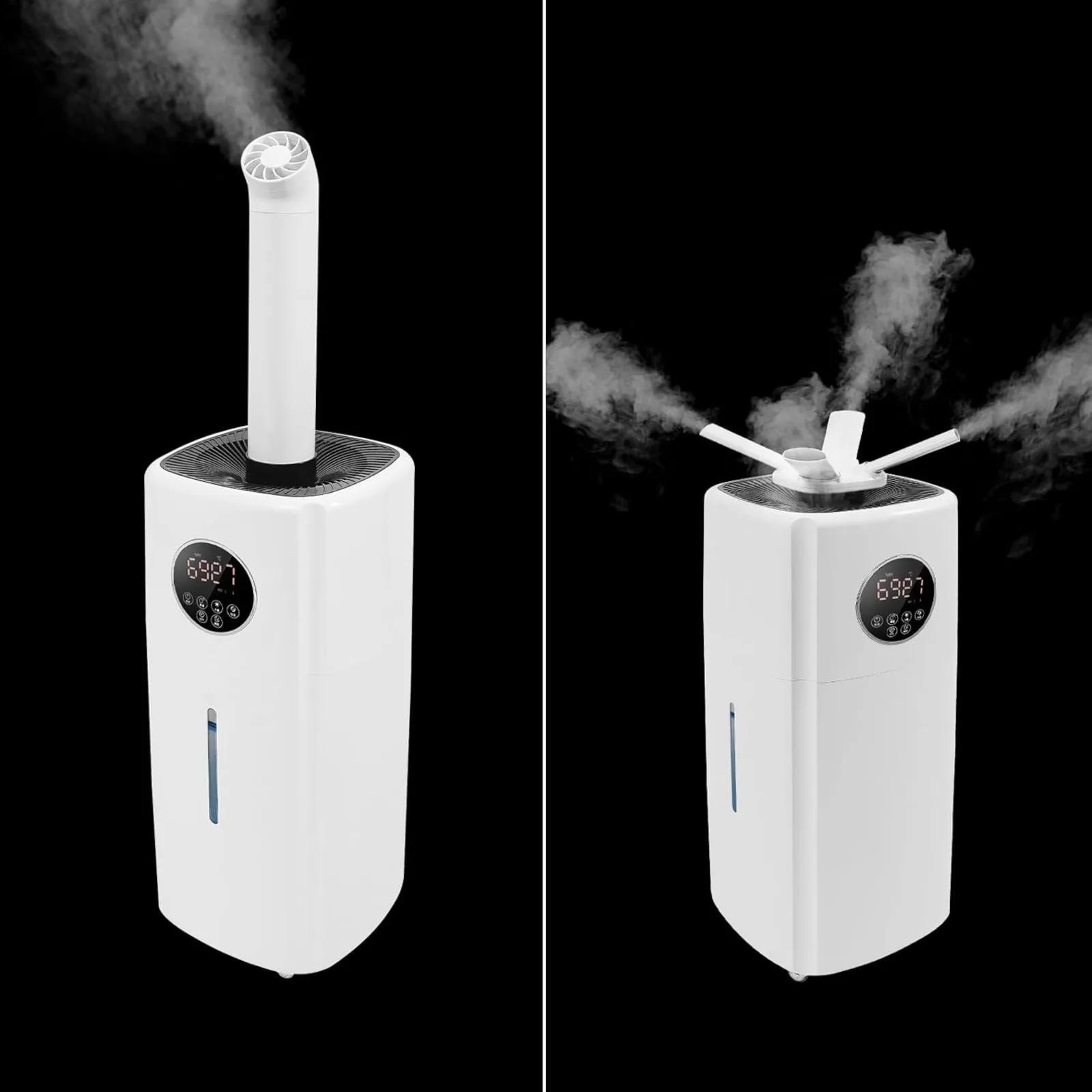 

Ultrasonic Humidifier w/ Remote Control and Wheels, 5.5 Gal Whole House Humidifier for Large Home 3229 Sq Ft Max 2000 ML/H United States