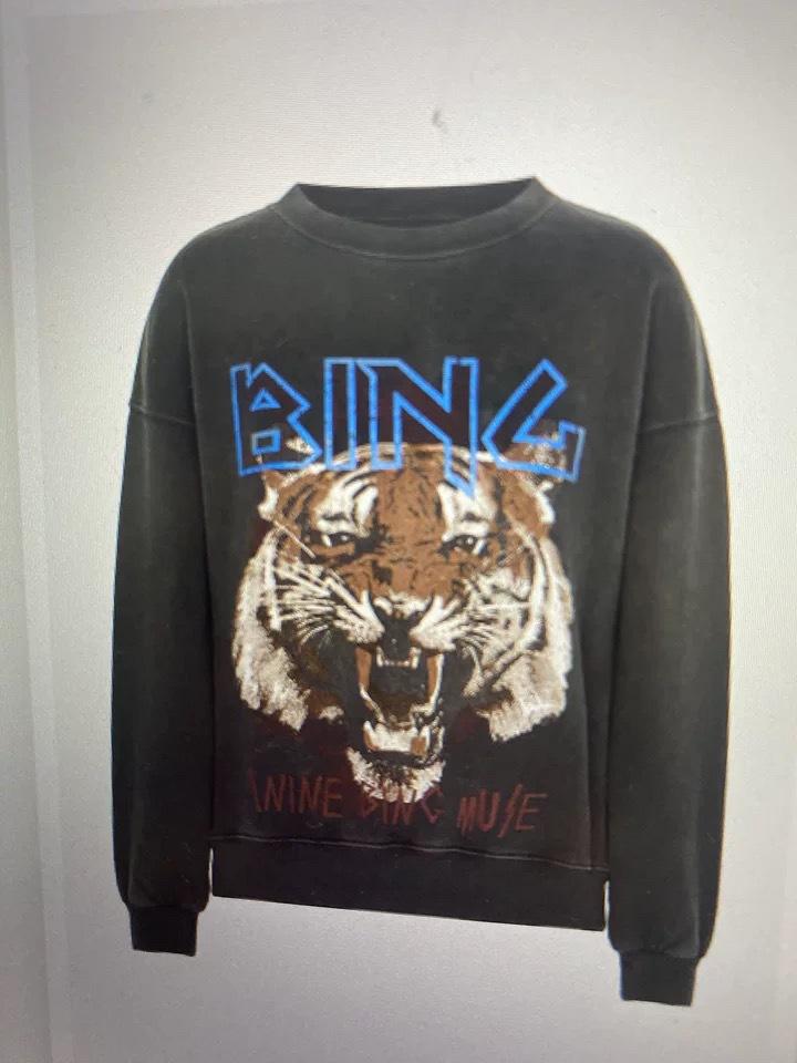 Autumn and Winter Tiger Head White Ink Do Old Sweater Women Casual Coat Sweater Women's High Quality Sweater
