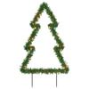 VidaXL Luminous Christmas Tree Decoration with Stakes 80 LEDs 60 Cm 357728