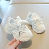 Girls Mesh Breathable Chunky Sneakers Lightweight Sweet Casual Shoes For Kindergarten Spring Autumn Outdoor Running Trainers