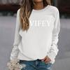 Women's Colorblock Sweatshirt Long Sleeve Round Neck Casual Comfortable Loose Lightweight Women's Sweatshirt