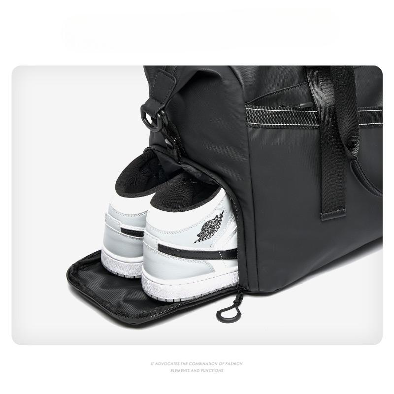 Men's Crossbody Bag Sports Fitness Bag Dry Wet Separation Short Trip Bag Women's Lightweight Duffel Bag Shoulder Bag