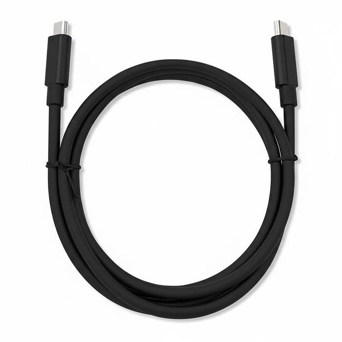 Qoltec Kabel USB 2.0 typ C męski | USB 2.0 typ C męski | 2m | Czarny