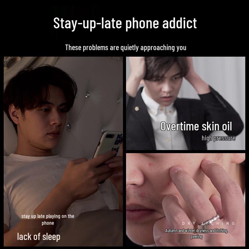 ZUOYANYOUSE Feuchtigkeitsspendende Gesichtscreme für Männer