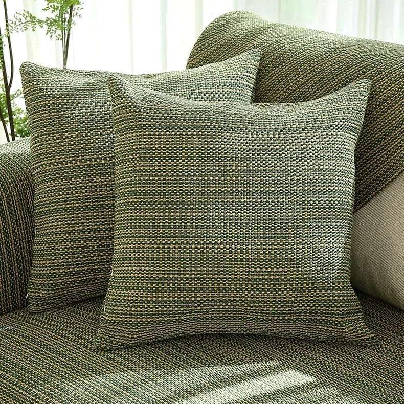 Cotton Linen Sofa Cushion Universal All Season Non-Slip Seat Pad Modern Simple Design Cat Scratch Resistant Summer Use