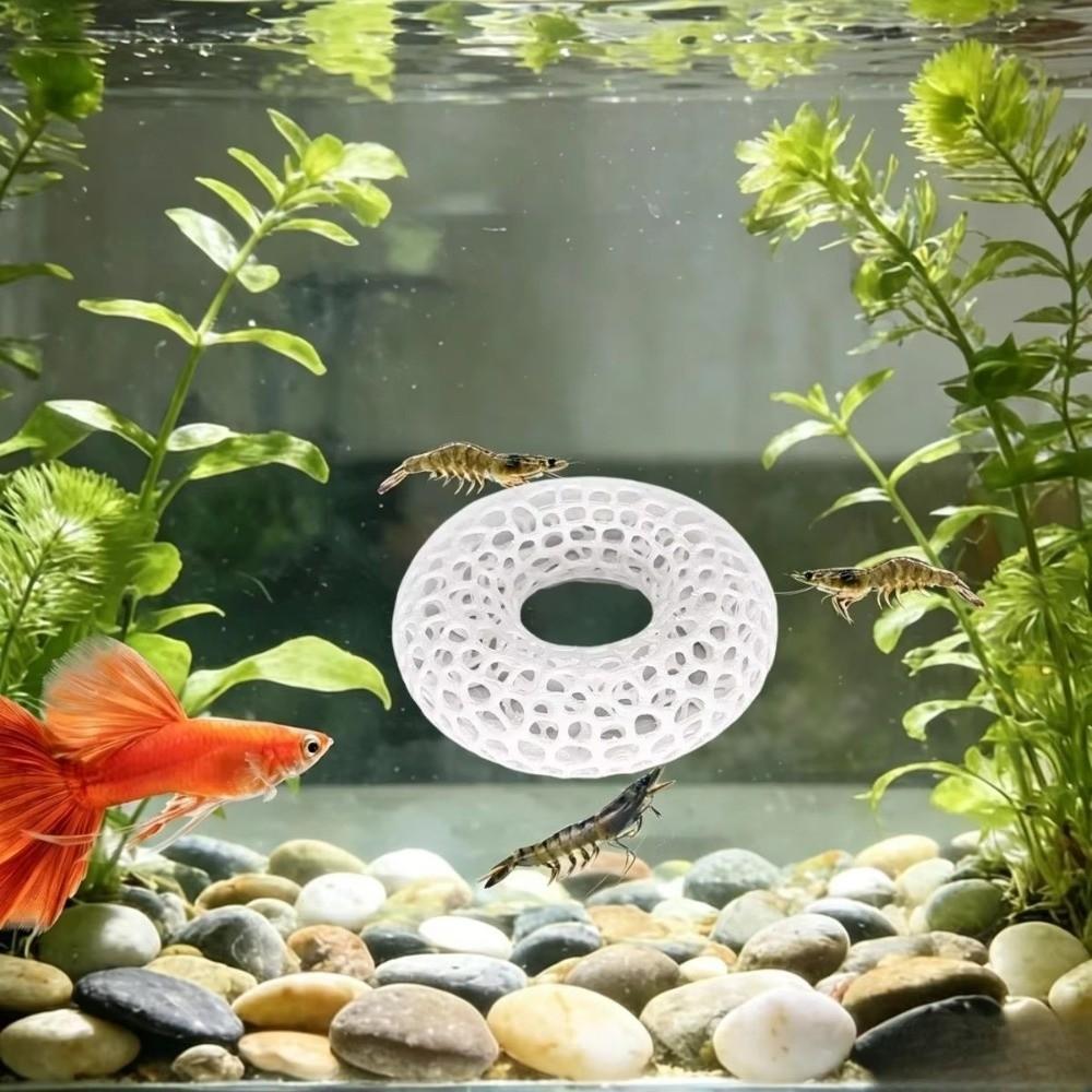 Hollow Round Aquarium Fish Shelter 3D Printed Fish Tank Cave Aquatic Animal Hiding