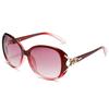 Gafas de sol polarizadas para mujer gafas cabeza de zorro tendencia de moda gafas versátiles gafas de transmisión en vivo celebridad de Internet