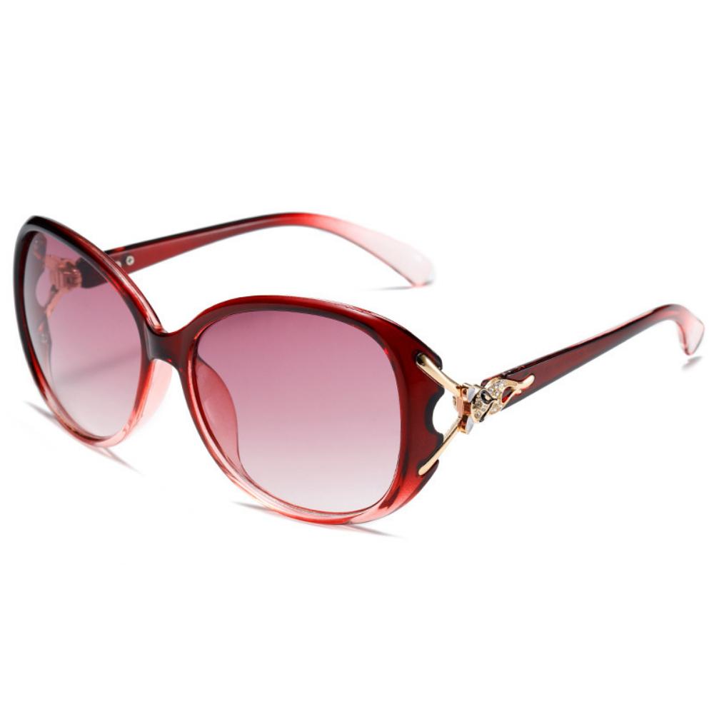 Gafas de sol polarizadas para mujer gafas cabeza de zorro tendencia de moda gafas versátiles gafas de transmisión en vivo celebridad de Internet