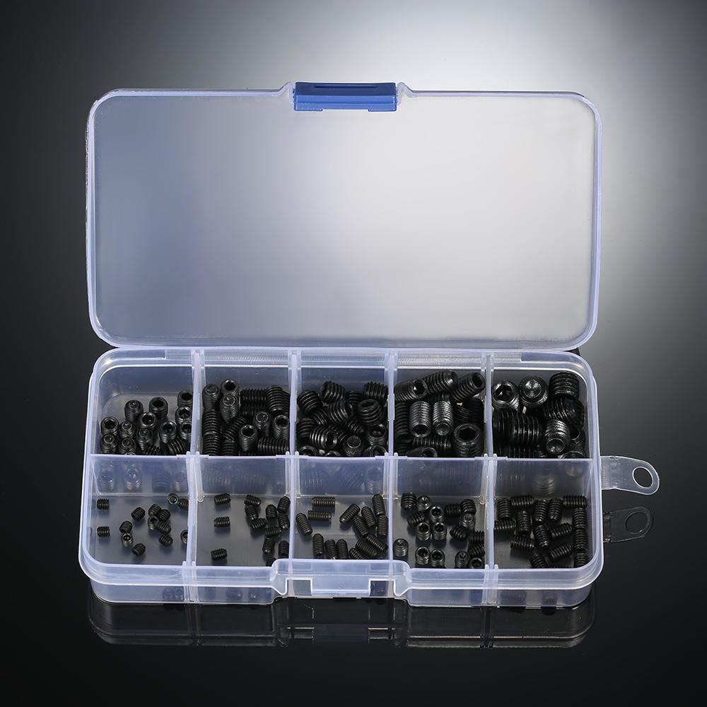 Flat Hex Socket Head Cap Screws Metric Threaded Hexagon Allen Head Drive Countersunk Machine Bolts Nuts Metal Standard Fastener Hardware Assortment Kit Set 180pcs 304 Stainless Steel M4