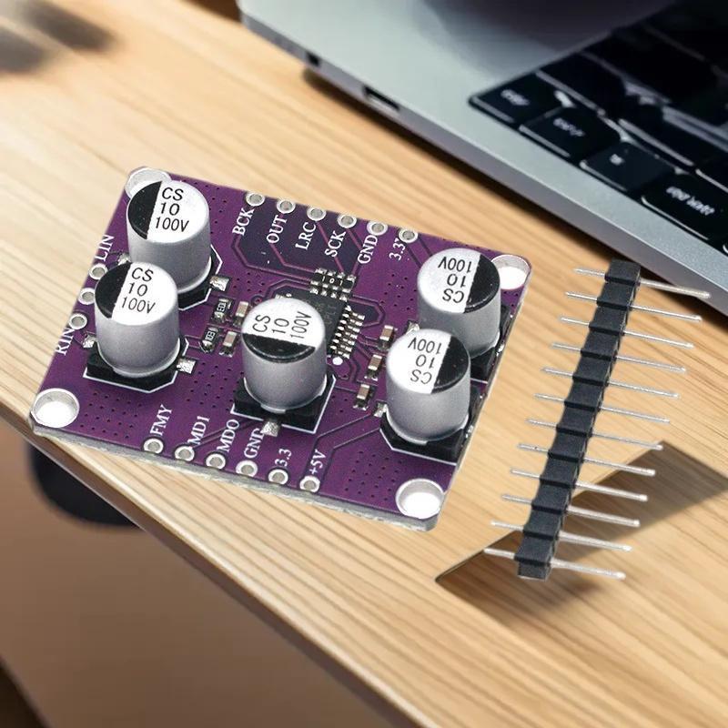 

1/2/3pcs PCM1808 24bit Amplifier Board Player Module 105dB SNR Audio Stereo ADC Single-Ended Analog-Input Decoder A1