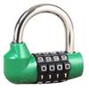 Gym Security U Padlock Combination Lock Four Digit Code Small Metal Construction for Drawer Wardrobe Storage Locker